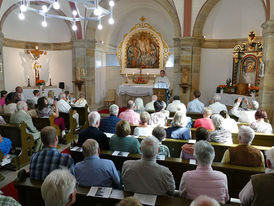 100 Jahrfeier Weingartenkapelle in Naumburg mit Bischof Dr. Michael Gerber (Foto. Karl-Franz Thiede)